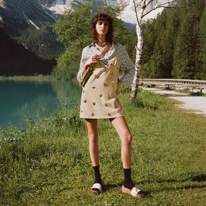 NWT Zara Jewel Mini Dress